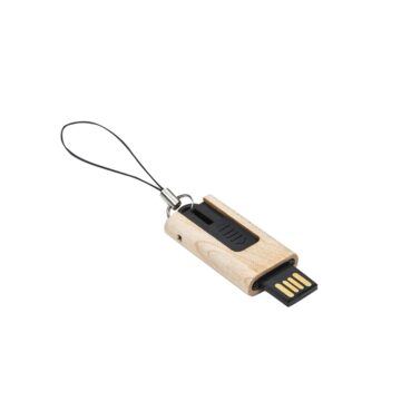 HB530 – Pen Drive Retrátil Madeira 4GB