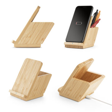 HB04975 – Carregador wireless em bambu