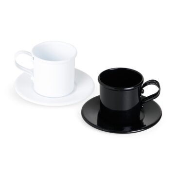 HB74941 – Xícara 100ml com Pires em Alumínio