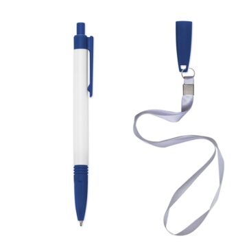 HB49010 – Caneta Plástica com Cordão