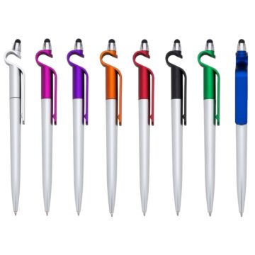 HB99431 – Caneta Plástica Touch com Suporte