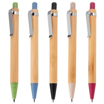 HB17641 – Caneta Ecológica de Bambu com Estojo