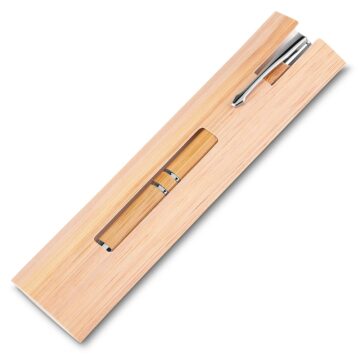 HB56641 – Caneta Ecológica de Bambu com Estojo